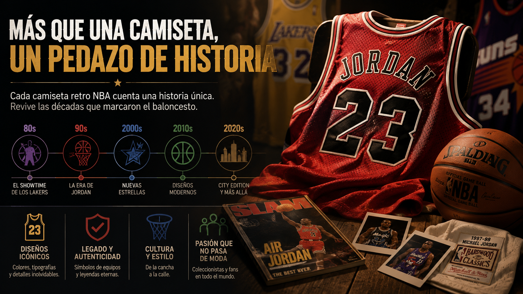 Camiseta retro de Michael Jordan 23 de los Chicago Bulls