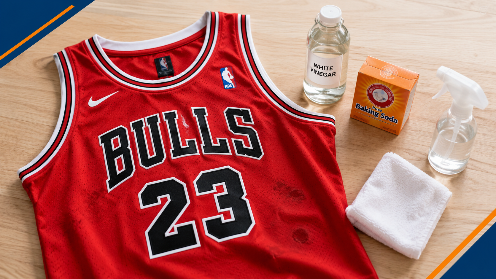 Cómo quitar manchas de las camisetas NBA sin dañar los estampados