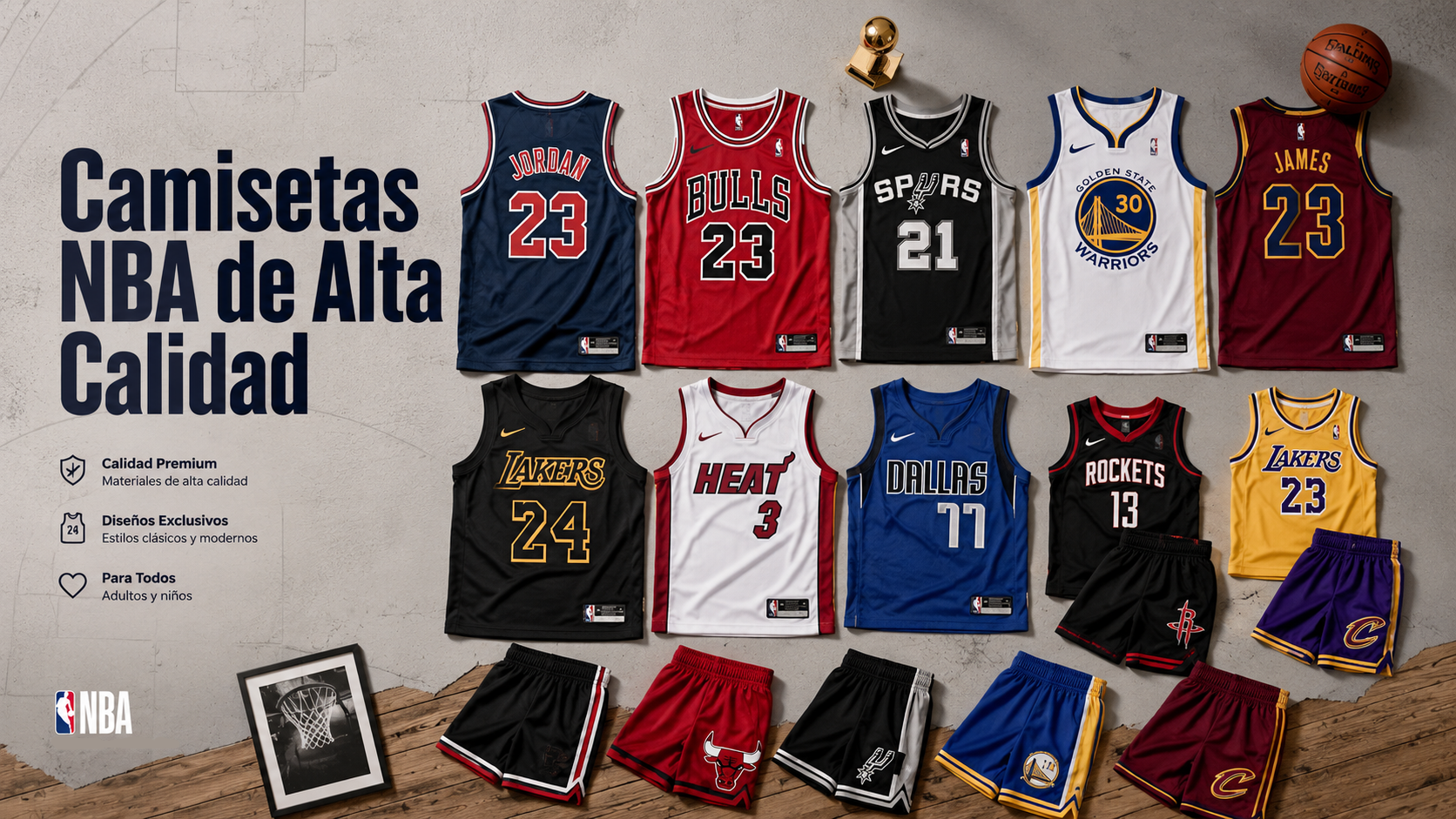 Guía Definitiva: Camisetas NBA de Alta Calidad Sin Gastar Demasiado Dinero