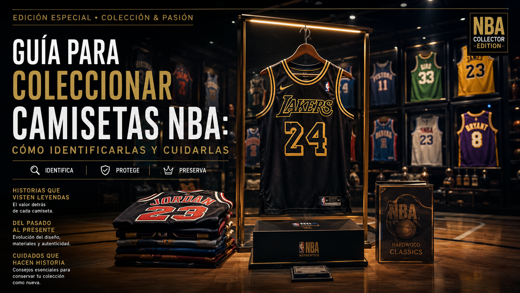 Guía para Coleccionar Camisetas NBA: Cómo Identificarlas y Cuidarlas