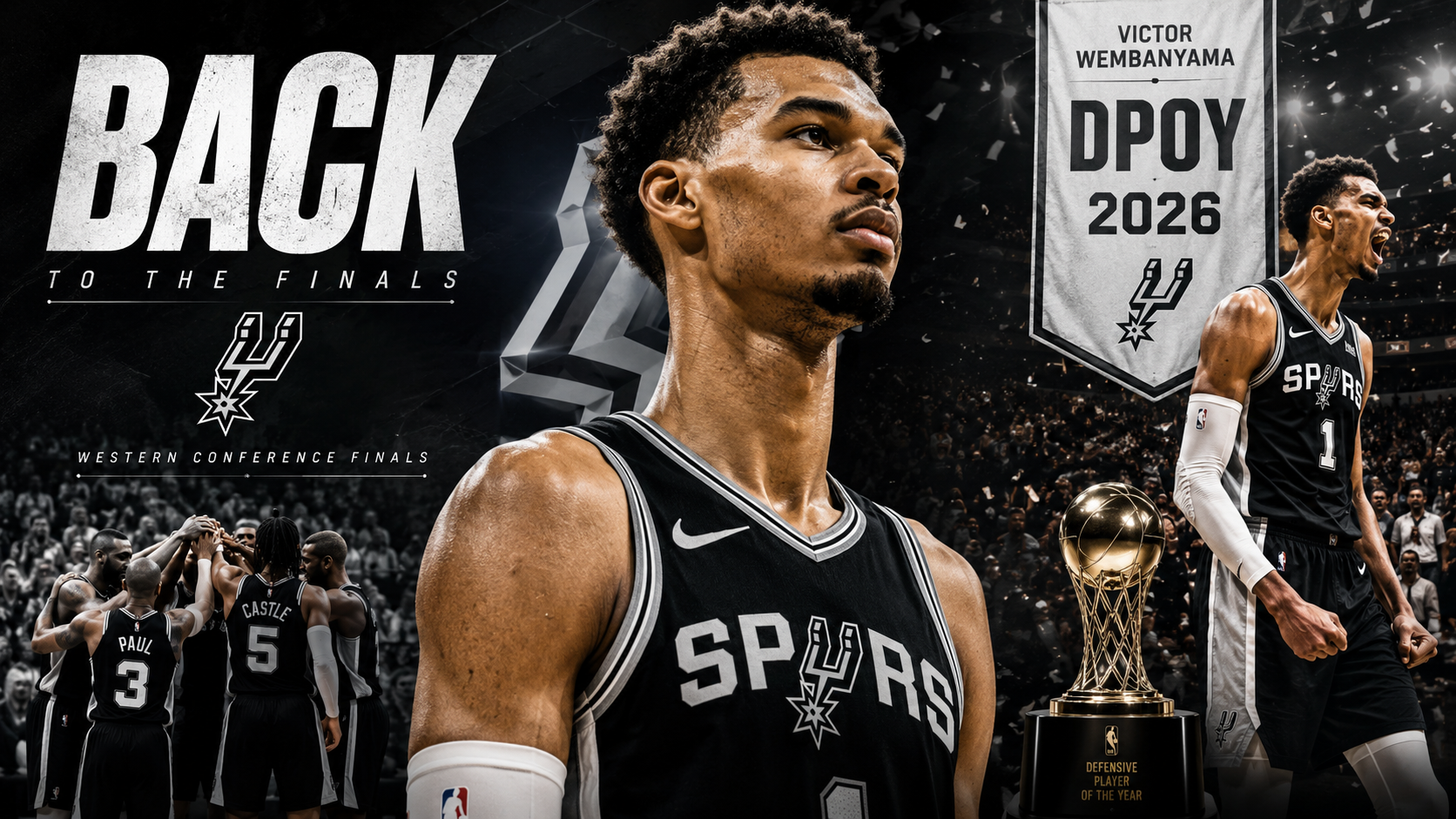 Histórico regreso Spurs a Final Oeste Wembanyama campeón DPOY 2026