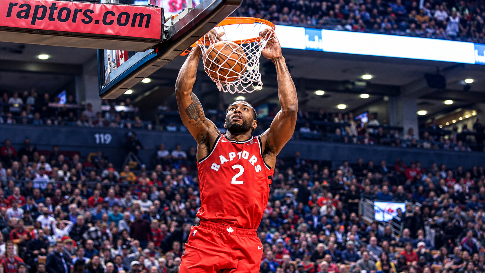 Kawhi Leonard, MVP de las Finales de 2019, con la camiseta de los Toronto Raptors