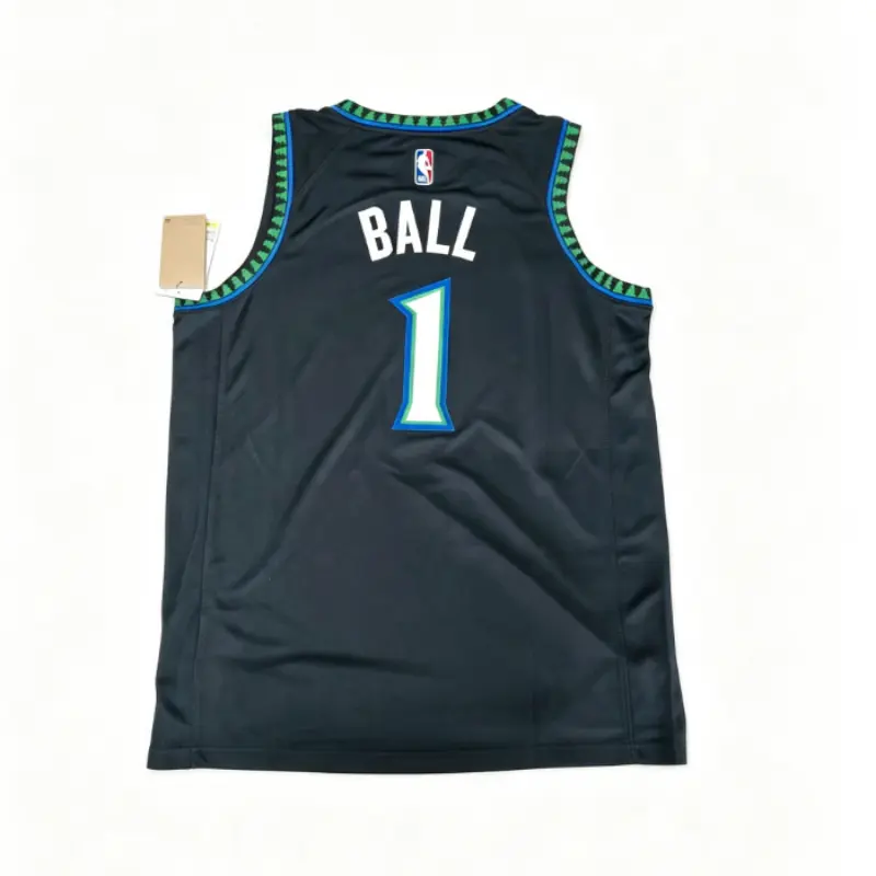 Camiseta LaMelo Ball #1 Minnesota Timberwolves 2026 Negro Statement Edition