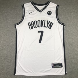 Camiseta Kevin Durant #7 Brooklyn Nets Blanco