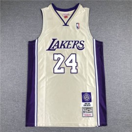 Camiseta Kobe Bryant #24 Los Angeles Lakers Hall of Fame Oro