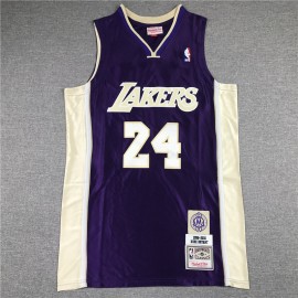 Camiseta Kobe Bryant #24 Los Angeles Lakers Hall of Fame Púrpura