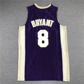 Camiseta Kobe Bryant #8 Los Angeles Lakers Hall of Fame Púrpura Camiseta Kobe Bryant #8 Los Angeles Lakers Hall of Fame Púrpura