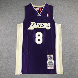 Camiseta Kobe Bryant #8 Los Angeles Lakers Hall of Fame Púrpura
