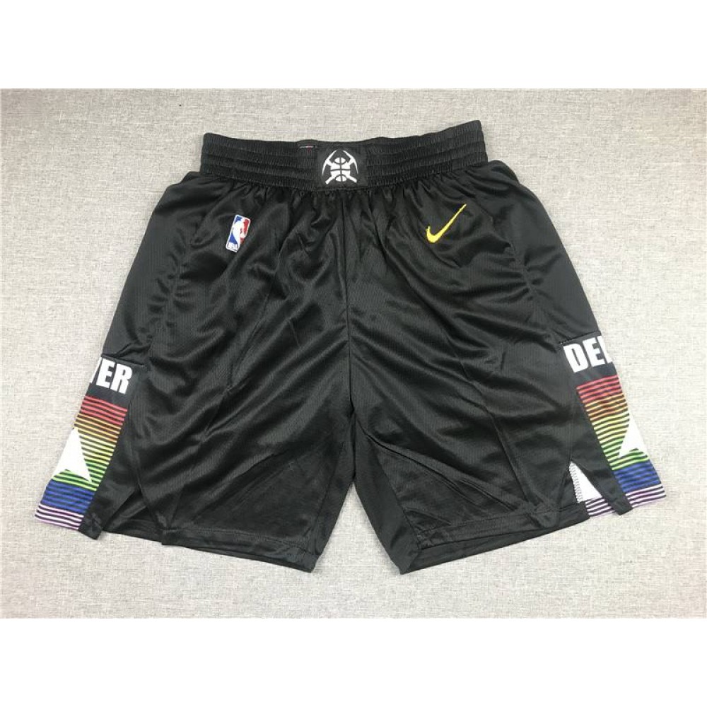 Pantalon Corto De Bolsillo Denver Nuggets Negro City Edition