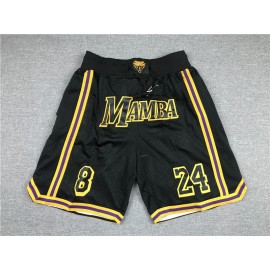 Pantalon Corto de Bolsillo Los Angeles Lakers Mamba Negro