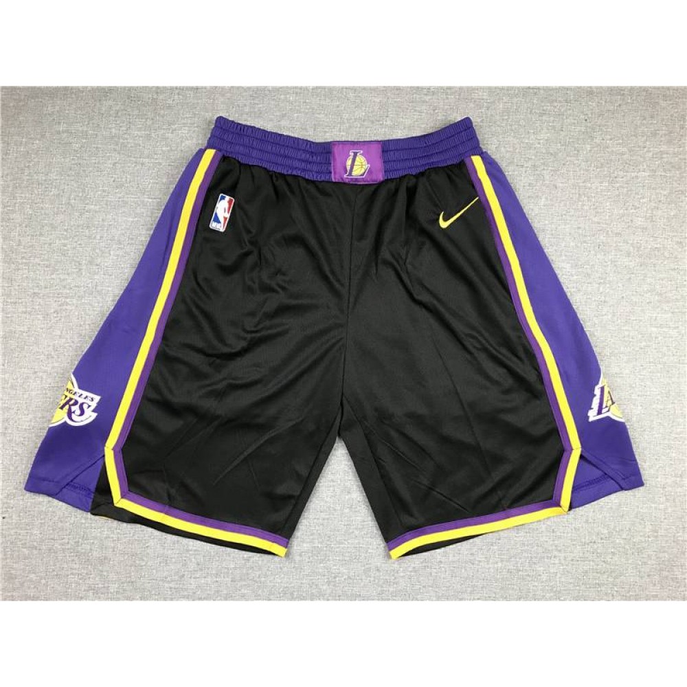 Pantalon Corto Los Angeles Lakers Negro Earned Edition