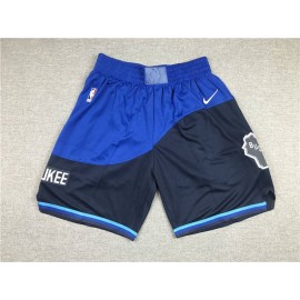 Pantalon Corto Milwaukee Bucks 2021 City Edition Azul