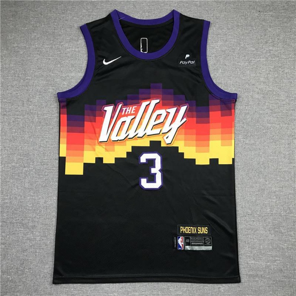 Camiseta Chris Paul #3 Phoenix Suns City Edition Negro Camiseta Chris Paul #3 Phoenix Suns City Edition Negro