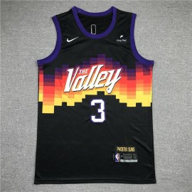 Camiseta Chris Paul #3 Phoenix Suns City Edition Negro
