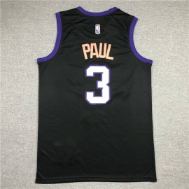 Camiseta Chris Paul #3 Phoenix Suns City Edition Negro Camiseta Chris Paul #3 Phoenix Suns City Edition Negro
