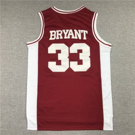 Camiseta Kobe Bryant #33 Hight School Rojo