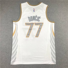 Camiseta Luka Dončić #77 Dallas Mavericks City Edition Blanco Camiseta Luka Dončić #77 Dallas Mavericks City Edition Blanco