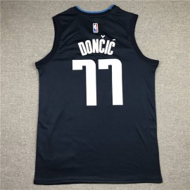 Camiseta Luka Dončić #77 Dallas Mavericks Jordan Azul Marino Camiseta Luka Dončić #77 Dallas Mavericks Jordan Azul Marino