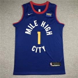 Camiseta Michael Porter Jr. #1 Denver Nuggets Azul
