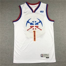 Camiseta Michael Porter Jr. #1 Denver Nuggets Earned Edition Blanco