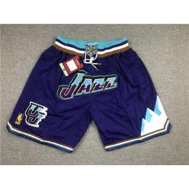 Pantalon Corto de Bolsillo Utah Jazz Snow Mountain Edition Azul