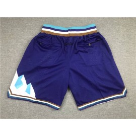 Pantalon Corto de Bolsillo Utah Jazz Snow Mountain Edition Azul