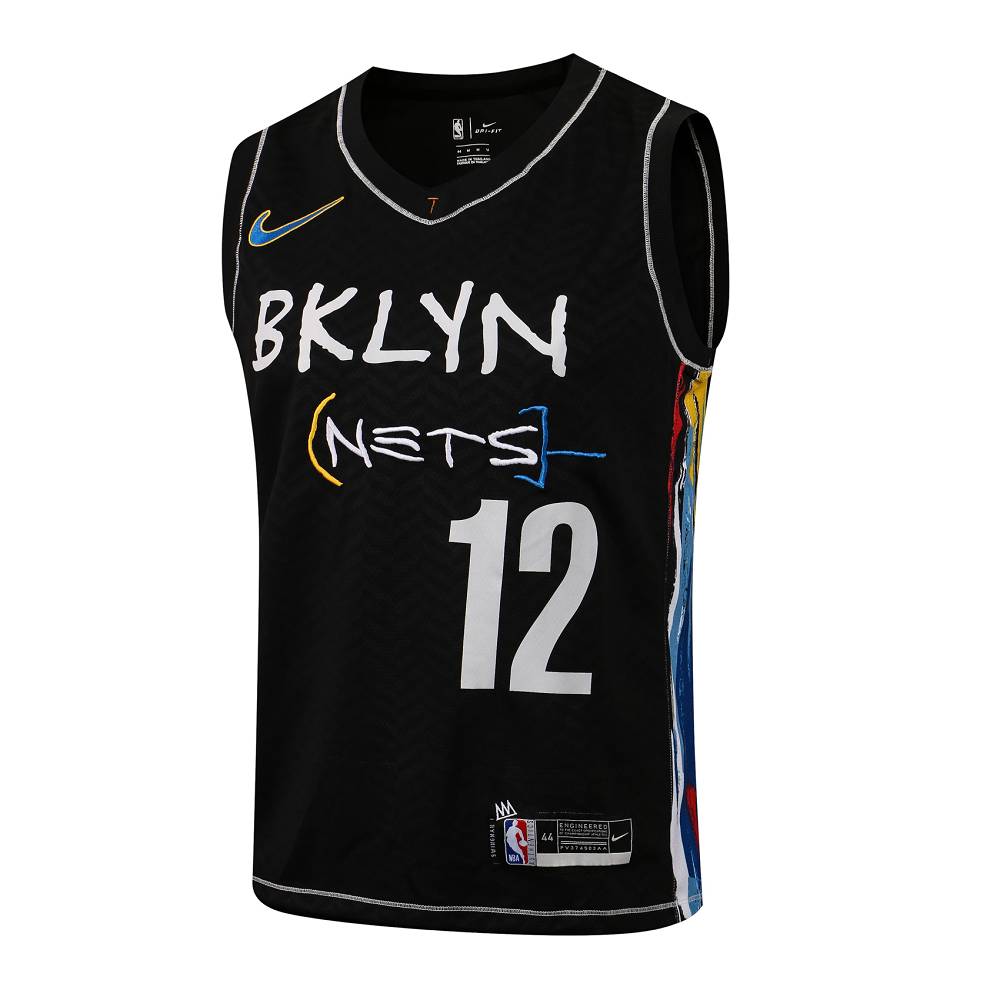 Camiseta Joe Harris #12 Brooklyn Nets Negro