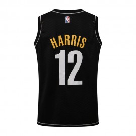 Camiseta Joe Harris #12 Brooklyn Nets Negro