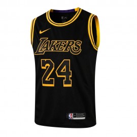 Camiseta Kobe Bryant #24 Los Angeles Lakers Negro