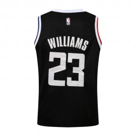 Camiseta Lou Williams #23 Los Angeles Clippers Negro Camiseta Lou Williams #23 Los Angeles Clippers Negro