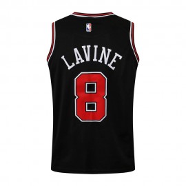 Camiseta Zach Lavine #8 Chicago Bulls Negro Camiseta Zach Lavine #8 Chicago Bulls Negro