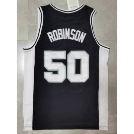 Camiseta David Robinson #50 San Antonio Spurs Clásico Edición Negro Camiseta David Robinson #50 San Antonio Spurs Clásico Edición Negro