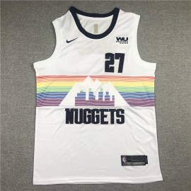 Camiseta Jamal Murray #27 Denver Nuggets City Edition Blanco