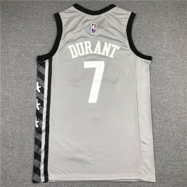 Camiseta Kevin Durant #7 Brooklyn Nets Icon Nuevo Anuncio Gris Camiseta Kevin Durant #7 Brooklyn Nets Icon Nuevo Anuncio Gris