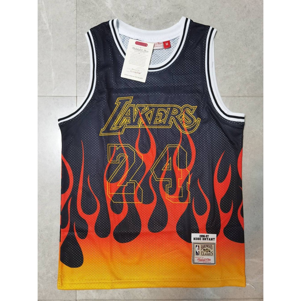 Camiseta Kobe Bryant #24 Los Angeles Lakers Flame Edición Camiseta Kobe Bryant #24 Los Angeles Lakers Flame Edición