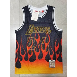 Camiseta Kobe Bryant #24 Los Angeles Lakers Flame Edición