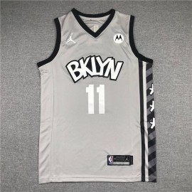 Camiseta Kyrie Irving #11 Brooklyn Nets Icon Nuevo Anuncio Gris