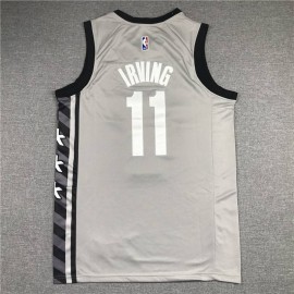 Camiseta Kyrie Irving #11 Brooklyn Nets Icon Nuevo Anuncio Gris Camiseta Kyrie Irving #11 Brooklyn Nets Icon Nuevo Anuncio Gris