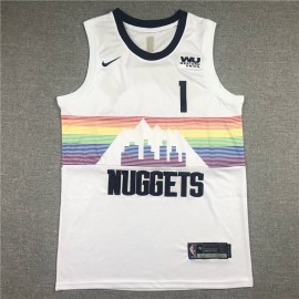 Camiseta Michael Porter Jr. #1 Denver Nuggets City Edition Blanco