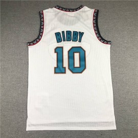 Camiseta Mike Bibby #10 Memphis Grizzlies Icon Clásico Blanco