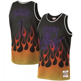 Camiseta Tracy McGrady #1 Toronto Raptors Flame Edición Clásico