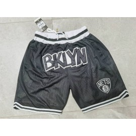 Pantalon Corto De Bolsillo Brooklyn Nets Negro