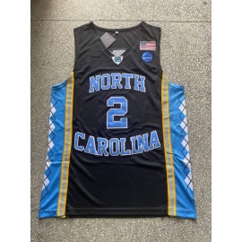 Camiseta Cole Anthony #2 North Carolina Universidad Edición Negro