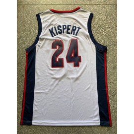 Camiseta Corey Kispert #24 Gonzaga Universidad Edición Blanco Camiseta Corey Kispert #24 Gonzaga Universidad Edición Blanco