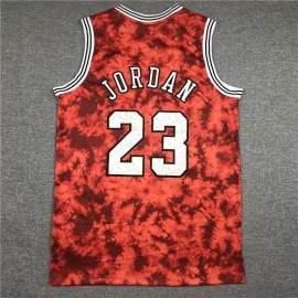 Camiseta Michael Jordan #23 Chicago Bulls Astrología Edición Rojo Camiseta Michael Jordan #23 Chicago Bulls Astrología Edición Rojo