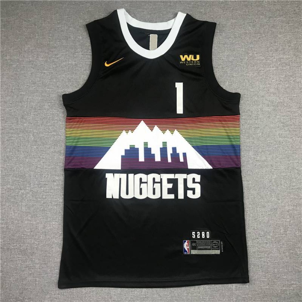 Camiseta Michael Porter Jr. #1 Denver Nuggets Negro Camiseta Michael Porter Jr. #1 Denver Nuggets Negro
