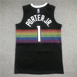 Camiseta Michael Porter Jr. #1 Denver Nuggets Negro Camiseta Michael Porter Jr. #1 Denver Nuggets Negro