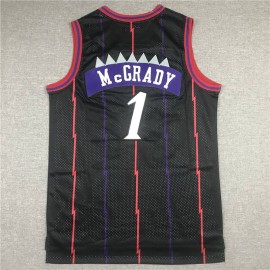 Camiseta Tracy McGrady #1 Toronto Raptors Clásico Edición Negro
