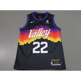 Camiseta Deandre Ayton #22 Phoenix Suns City Edition Negro