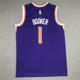 Camiseta Devin Booker #1 Phoenix Suns Púrpura